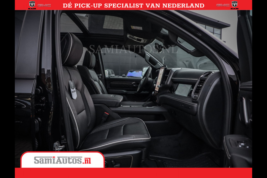 Dodge Ram 1500 Limited Night High Output 540HP 706Nm | Massage + Full Option | De Meest Luxe en Volle Pick-Up in zijn Klasse | Comfortabele Dubbele Cabine met Royale 5 Zitplaatsen | BPM vrij | Nu Leverbaar uit Voorraad | Voorraad Nr 2325 - 5148