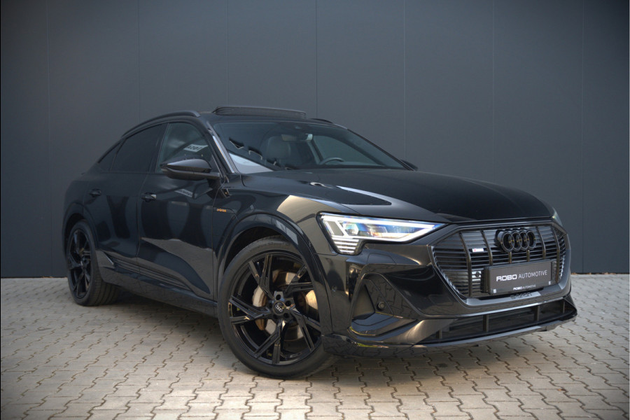 Audi e-tron Sportback 50 quattro S edition 71 kWh | Bang & Olufsen | Panoramadak | S-Line | Keyless | Memory Seats | Stoelverwarming | Ambiance Verlichting | Camera | Adaptive Cruise Control | Leer | Matrix LED | Luchtvering | B&O