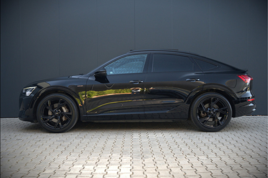 Audi e-tron Sportback 50 quattro S edition 71 kWh | Bang & Olufsen | Panoramadak | S-Line | Keyless | Memory Seats | Stoelverwarming | Ambiance Verlichting | Camera | Adaptive Cruise Control | Leer | Matrix LED | Luchtvering | B&O