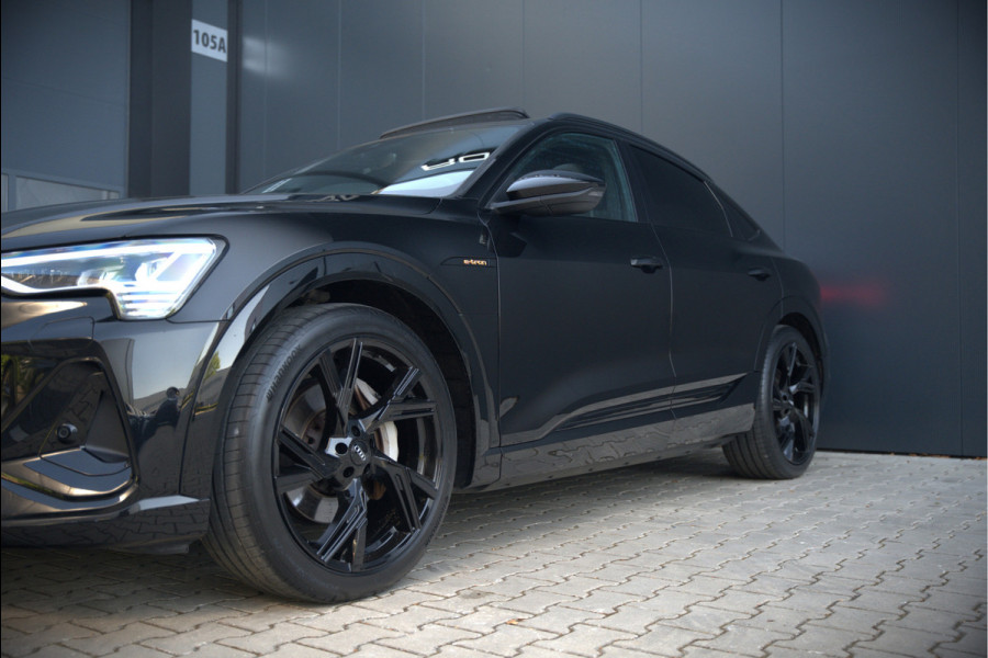Audi e-tron Sportback 50 quattro S edition 71 kWh | Bang & Olufsen | Panoramadak | S-Line | Keyless | Memory Seats | Stoelverwarming | Ambiance Verlichting | Camera | Adaptive Cruise Control | Leer | Matrix LED | Luchtvering | B&O