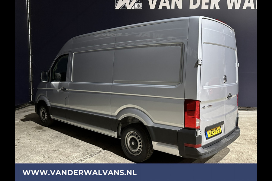 Volkswagen Crafter 2.0 TDI 140 pk L3H3 L2H2 Euro6 ** Airco | 3000kg Trekvermogen | Cruisecontrol | Parkeersensoren Bijrijdersbank, verwarmde voorruit, multimedia voorbereiding