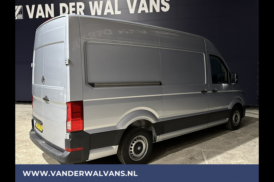 Volkswagen Crafter 2.0 TDI 140 pk L3H3 L2H2 Euro6 ** Airco | 3000kg Trekvermogen | Cruisecontrol | Parkeersensoren Bijrijdersbank, verwarmde voorruit, multimedia voorbereiding