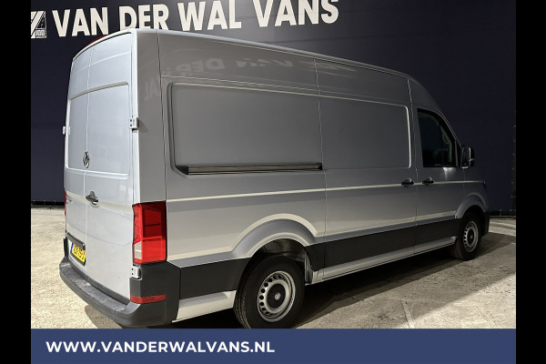 Volkswagen Crafter 2.0 TDI 140 pk L3H3 L2H2 Euro6 ** Airco | 3000kg Trekvermogen | Cruisecontrol | Parkeersensoren Bijrijdersbank, verwarmde voorruit, multimedia voorbereiding