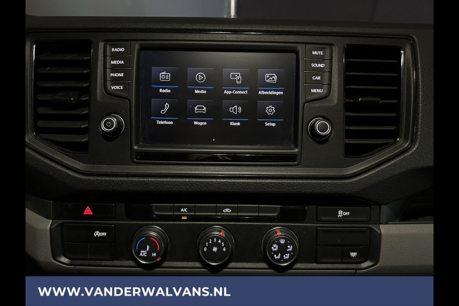 Volkswagen Crafter 2.0 TDI 177 pk Bakwagen Dubbel Lucht Laadklep Zijdeur Euro6 Airco | Camera | Cruisecontrol | Apple Carplay, Android Auto, Chauffeursstoel, Cruisecontrol, Bijrijdersbank