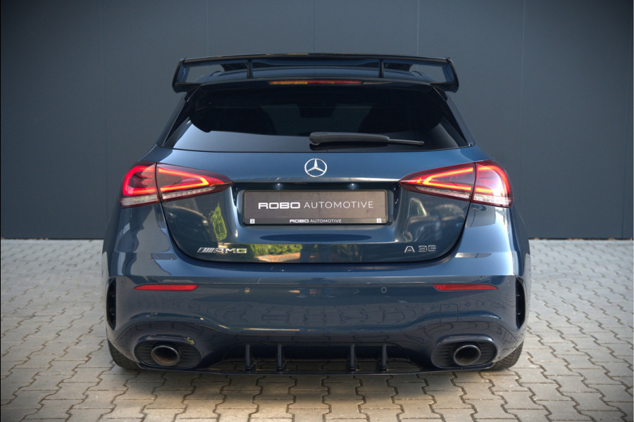 Mercedes-Benz A-Klasse AMG 35 4MATIC Edition 1 | Panoramadak | Burmester | AMG Performance Recaro stoelen | Stoelverwarming | Keyless | Aero pack | Adaptive Cruise Control | Ambiance verlichting | 360 Camera |
