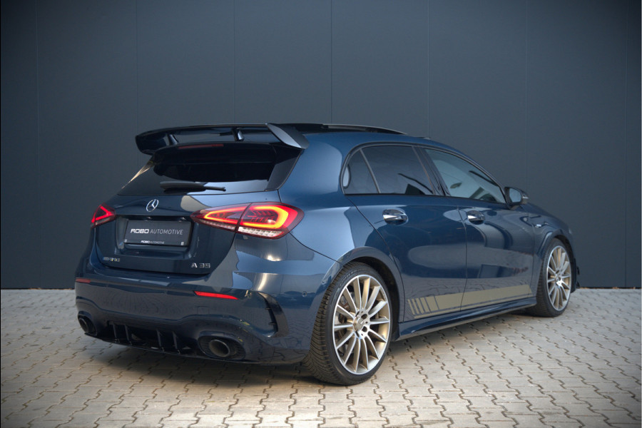 Mercedes-Benz A-Klasse AMG 35 4MATIC Edition 1 | Panoramadak | Burmester | AMG Performance Recaro stoelen | Stoelverwarming | Keyless | Aero pack | Adaptive Cruise Control | Ambiance verlichting | 360 Camera |