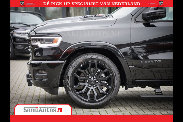 Dodge Ram 1500 Limited Night High Output 540HP 706Nm | Massage + Full Option | De Meest Luxe en Volle Pick-Up in zijn Klasse | Comfortabele Dubbele Cabine met Royale 5 Zitplaatsen | BPM vrij | Nu Leverbaar uit Voorraad | Voorraad Nr 2327 - 5407