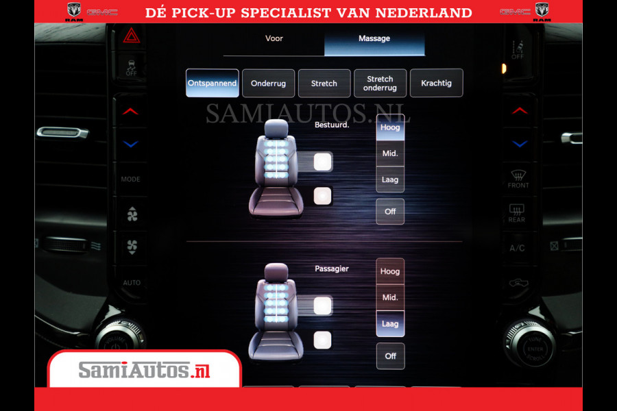 Dodge Ram 1500 Limited Night High Output 540HP 706Nm | Massage + Full Option | De Meest Luxe en Volle Pick-Up in zijn Klasse | Comfortabele Dubbele Cabine met Royale 5 Zitplaatsen | BPM vrij | Nu Leverbaar uit Voorraad | Voorraad Nr 2327 - 5407