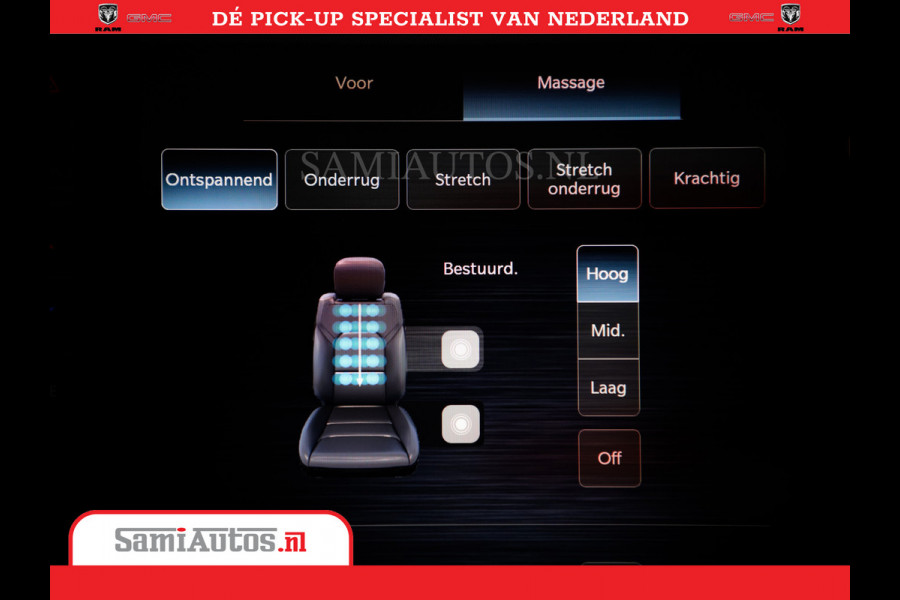 Dodge Ram 1500 Limited Night High Output 540HP 706Nm | Massage + Full Option | De Meest Luxe en Volle Pick-Up in zijn Klasse | Comfortabele Dubbele Cabine met Royale 5 Zitplaatsen | BPM vrij | Nu Leverbaar uit Voorraad | Voorraad Nr 2327 - 5407