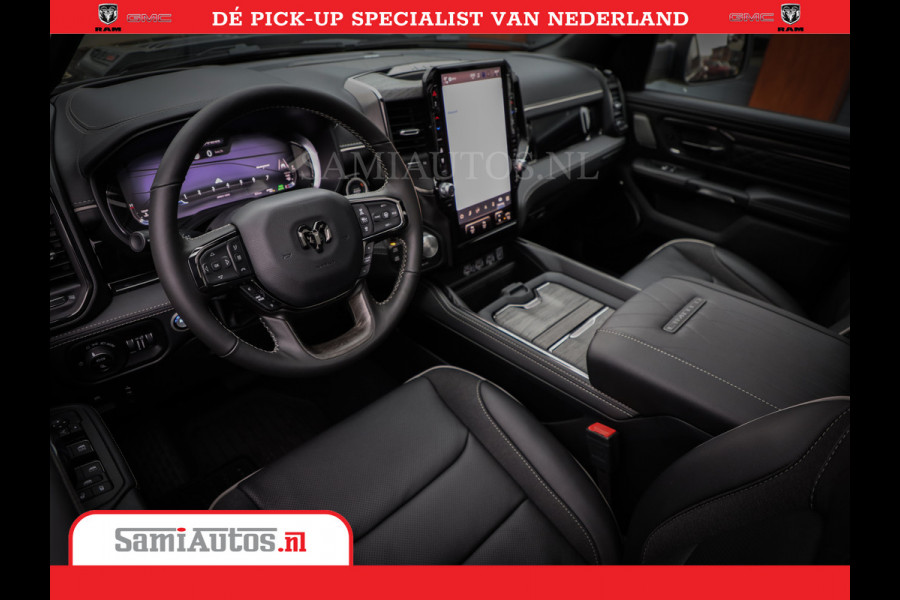 Dodge Ram 1500 Limited Night High Output 540HP 706Nm | Massage + Full Option | De Meest Luxe en Volle Pick-Up in zijn Klasse | Comfortabele Dubbele Cabine met Royale 5 Zitplaatsen | BPM vrij | Nu Leverbaar uit Voorraad | Voorraad Nr 2327 - 5407