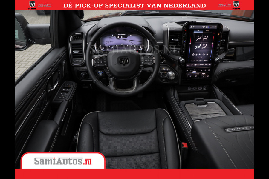 Dodge Ram 1500 Limited Night High Output 540HP 706Nm | Massage + Full Option | De Meest Luxe en Volle Pick-Up in zijn Klasse | Comfortabele Dubbele Cabine met Royale 5 Zitplaatsen | BPM vrij | Nu Leverbaar uit Voorraad | Voorraad Nr 2327 - 5407