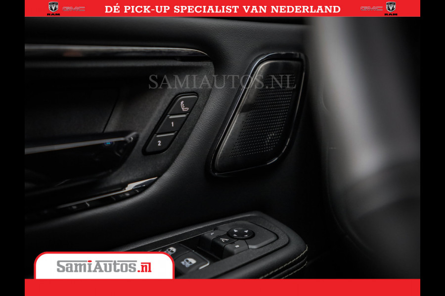Dodge Ram 1500 Limited Night High Output 540HP 706Nm | Massage + Full Option | De Meest Luxe en Volle Pick-Up in zijn Klasse | Comfortabele Dubbele Cabine met Royale 5 Zitplaatsen | BPM vrij | Nu Leverbaar uit Voorraad | Voorraad Nr 2327 - 5407