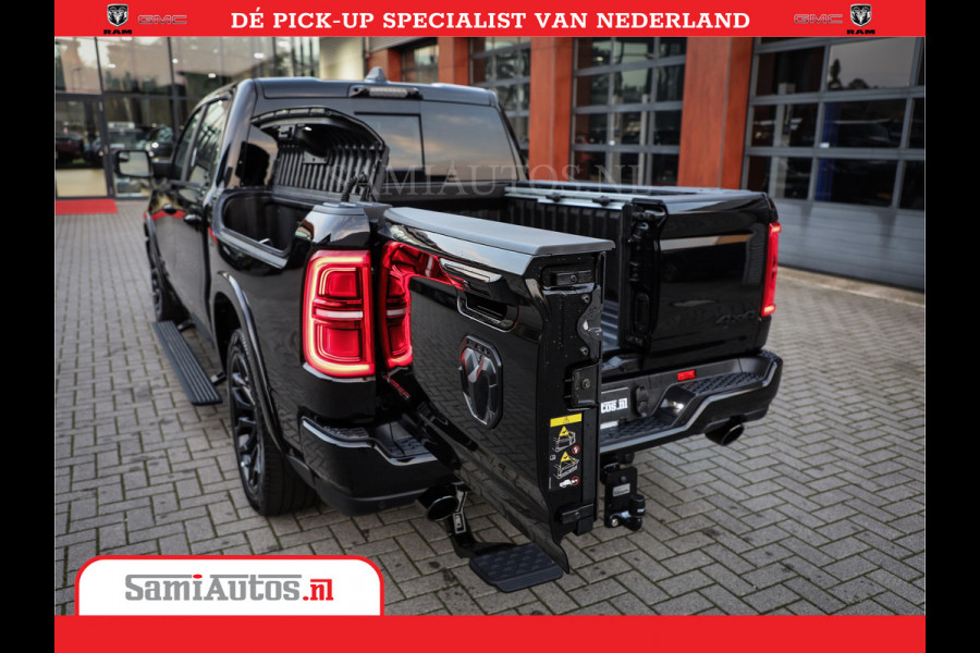 Dodge Ram 1500 Limited Night High Output 540HP 706Nm | Massage + Full Option | De Meest Luxe en Volle Pick-Up in zijn Klasse | Comfortabele Dubbele Cabine met Royale 5 Zitplaatsen | BPM vrij | Nu Leverbaar uit Voorraad | Voorraad Nr 2327 - 5407