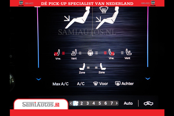 Dodge Ram 1500 Limited Night High Output 540HP 706Nm | Massage + Full Option | De Meest Luxe en Volle Pick-Up in zijn Klasse | Comfortabele Dubbele Cabine met Royale 5 Zitplaatsen | BPM vrij | Nu Leverbaar uit Voorraad | Voorraad Nr 2327 - 5407