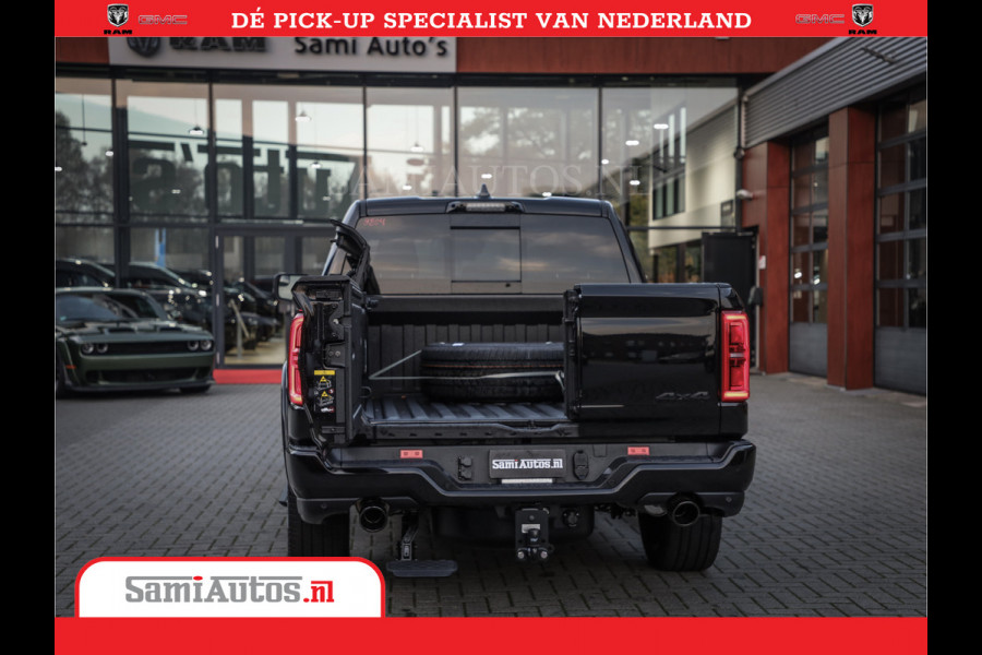 Dodge Ram 1500 Limited Night High Output 540HP 706Nm | Massage + Full Option | De Meest Luxe en Volle Pick-Up in zijn Klasse | Comfortabele Dubbele Cabine met Royale 5 Zitplaatsen | BPM vrij | Nu Leverbaar uit Voorraad | Voorraad Nr 2327 - 5407