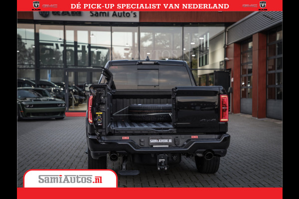 Dodge Ram 1500 Limited Night High Output 540HP 706Nm | Massage + Full Option | De Meest Luxe en Volle Pick-Up in zijn Klasse | Comfortabele Dubbele Cabine met Royale 5 Zitplaatsen | BPM vrij | Nu Leverbaar uit Voorraad | Voorraad Nr 2327 - 5407
