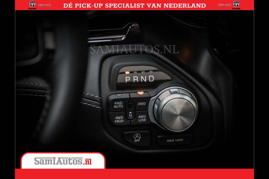 Dodge Ram 1500 Limited Night High Output 540HP 706Nm | Massage + Full Option | De Meest Luxe en Volle Pick-Up in zijn Klasse | Comfortabele Dubbele Cabine met Royale 5 Zitplaatsen | BPM vrij | Nu Leverbaar uit Voorraad | Voorraad Nr 2327 - 5407