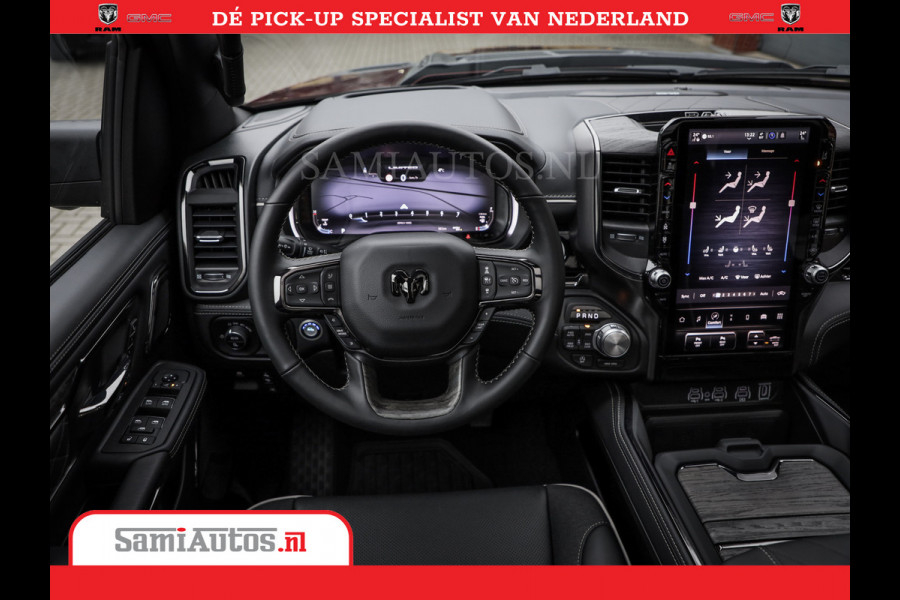 Dodge Ram 1500 Limited Night High Output 540HP 706Nm | Massage + Full Option | De Meest Luxe en Volle Pick-Up in zijn Klasse | Comfortabele Dubbele Cabine met Royale 5 Zitplaatsen | BPM vrij | Nu Leverbaar uit Voorraad | Voorraad Nr 2327 - 5407