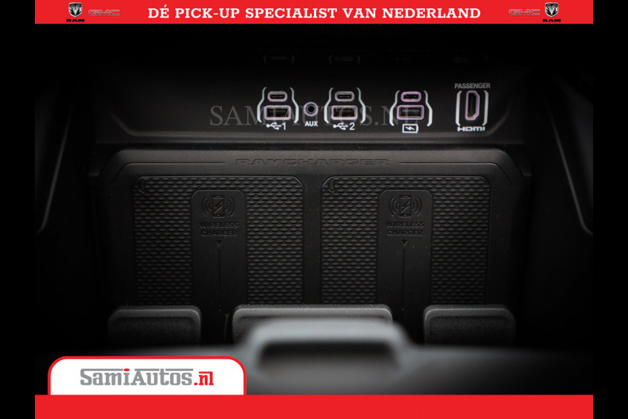 Dodge Ram 1500 Limited Night High Output 540HP 706Nm | Massage + Full Option | De Meest Luxe en Volle Pick-Up in zijn Klasse | Comfortabele Dubbele Cabine met Royale 5 Zitplaatsen | BPM vrij | Nu Leverbaar uit Voorraad | Voorraad Nr 2327 - 5407