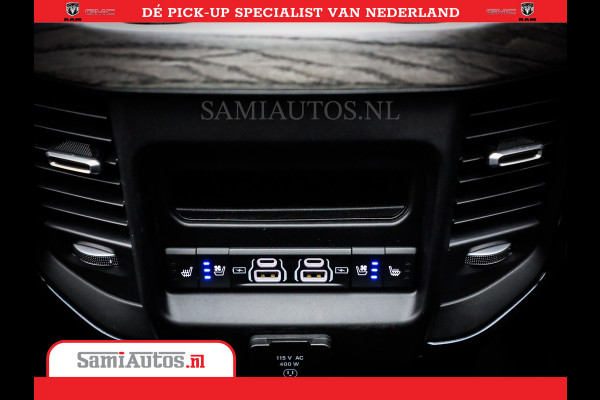 Dodge Ram 1500 Limited Night High Output 540HP 706Nm | Massage + Full Option | De Meest Luxe en Volle Pick-Up in zijn Klasse | Comfortabele Dubbele Cabine met Royale 5 Zitplaatsen | BPM vrij | Nu Leverbaar uit Voorraad | Voorraad Nr 2327 - 5407