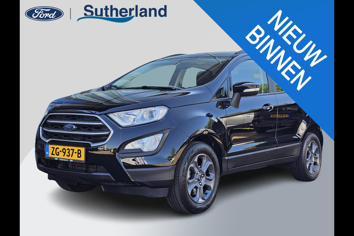 Ford EcoSport 1.0 EcoBoost Trend Ultimate 125 pk | Trekhaak | Navigatie | Achteruitrijcamera | PDC | Cruise control |Hoge instap | Nette auto! Ford EcoSport 1.0 EcoBoost Trend Ultimate 125 pk | Trekhaak | Navigatie | Achteruitrijcamera | PDC | Cruise control |Hoge instap | Nette auto!
