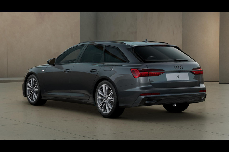 Audi A6 Avant 50 TFSI e quattro S edition Competition adaptive cruise control, panoramadak, B&O soundsysteem, optiek pakket zwart Plus, stoelverwarming voorin