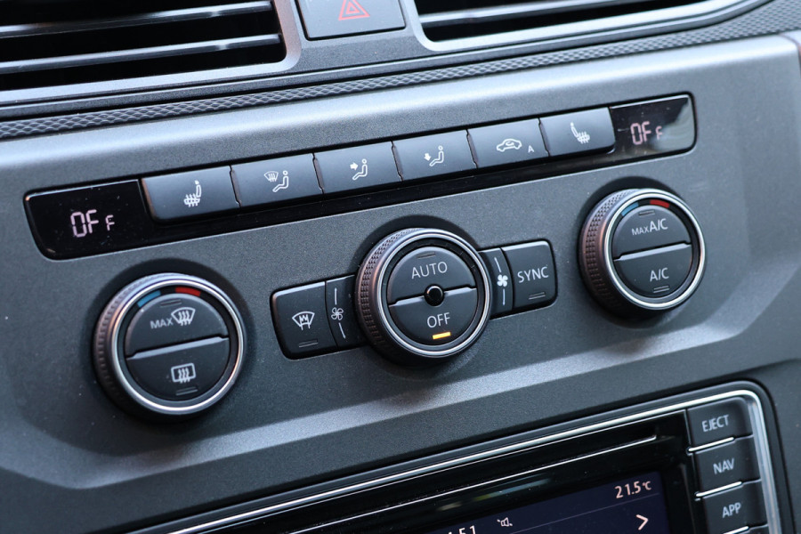 Volkswagen Caddy 1.4 TSI R-Line DSG | Bi-Xenon | Navigatie | CarPlay | Climate Control | Stoelverwarming | PDC V+A | Multifunctioneel stuur | Airco | Cruise control | Schroefset | Spoilerkit | Dealer onderhouden | Nieuwe APK | Groot onderhoudsbeurt | BPM Vrij