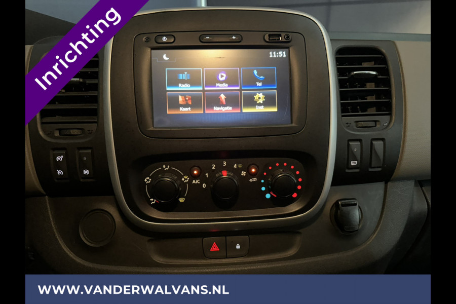 Renault Trafic 1.6 dCi L2H1 inrichting Euro6 Airco | Imperiaal | Navigatie | Cruisecontrol | Parkeersensoren trekhaak, bijrijdersbank