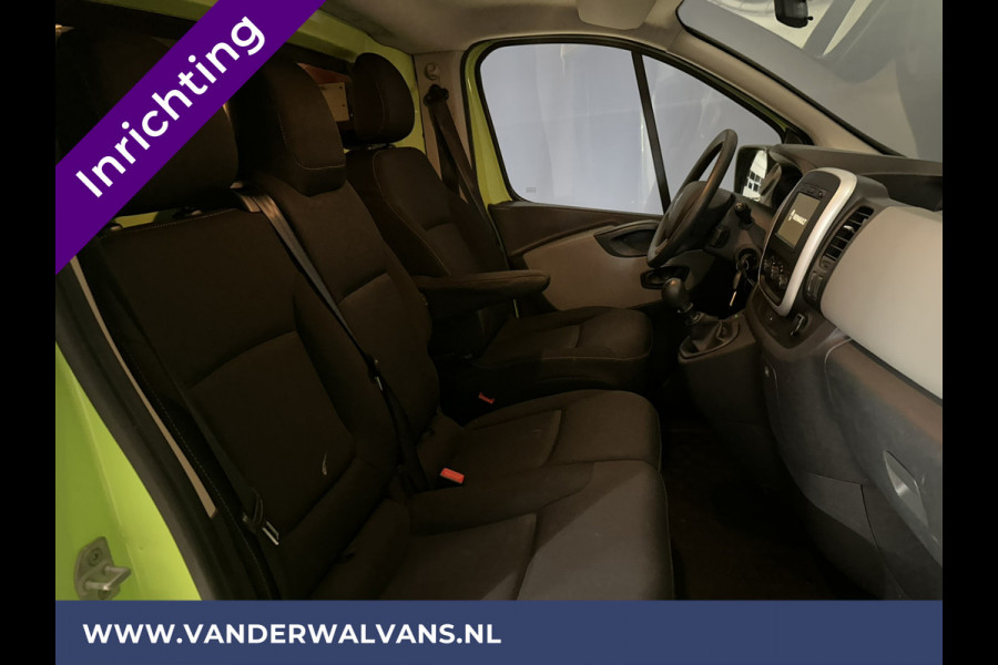 Renault Trafic 1.6 dCi L2H1 inrichting Euro6 Airco | Imperiaal | Navigatie | Cruisecontrol | Parkeersensoren trekhaak, bijrijdersbank