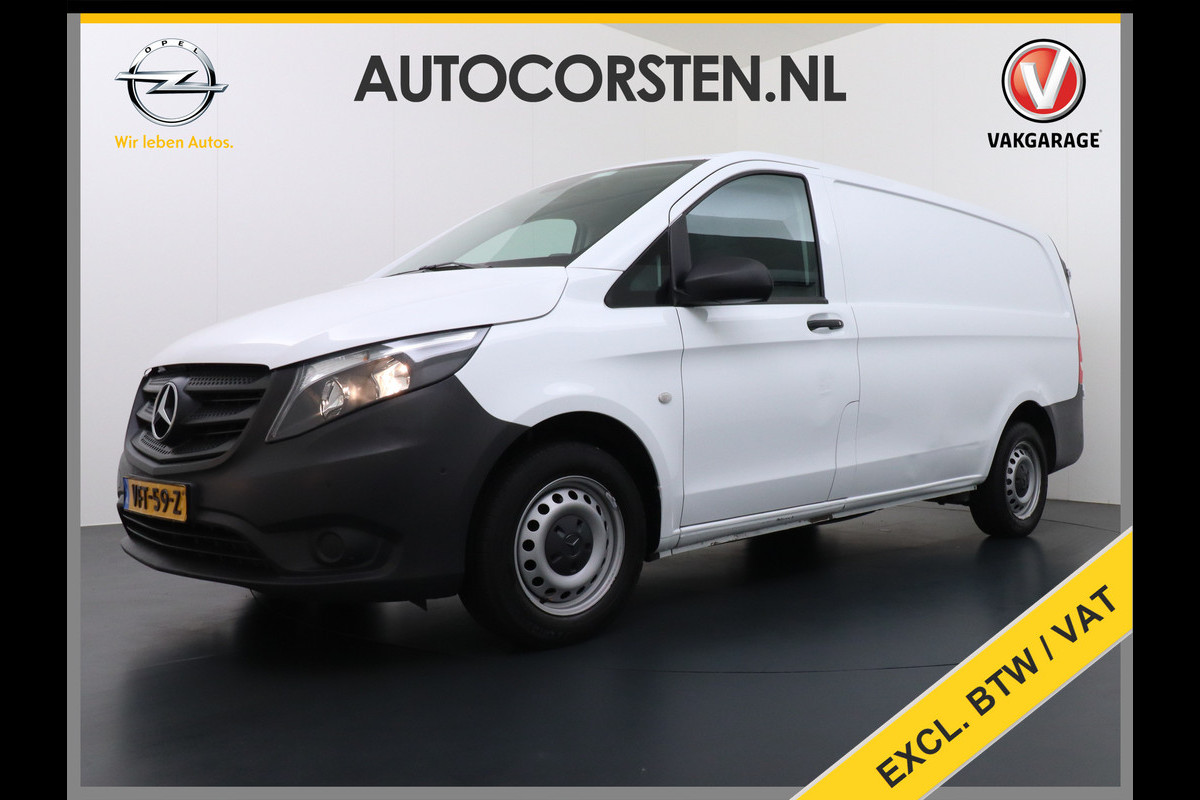 Mercedes-Benz Vito 114CDI 136PK Lang Navi Camera Trekhaak Cruise Control Pdc Regen/Lichtsensor Park-Assistent Led Bluetooth Betonplex Vloer Schuifdeur Wandbekleding EURO6 Mercedes-Benz Vito 114CDI 136PK Lang Navi Camera Trekhaak Cruise Control Pdc Regen/Lichtsensor Park-Assistent Led Bluetooth Betonplex Vloer Schuifdeur Wandbekleding EURO6
