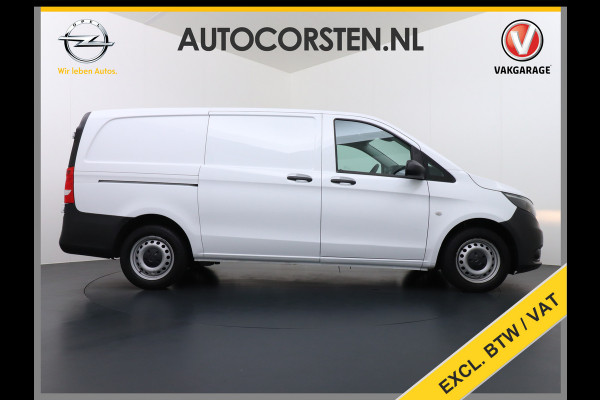 Mercedes-Benz Vito 114CDI 136PK Lang Navi Camera Trekhaak Cruise Control Pdc Regen/Lichtsensor Park-Assistent Led Bluetooth Betonplex Vloer Schuifdeur Wandbekleding EURO6