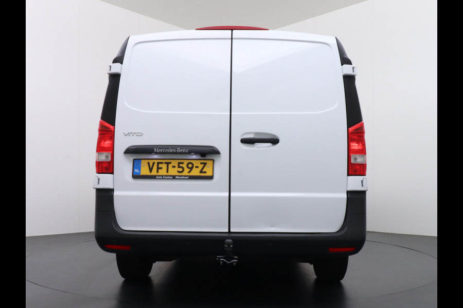 Mercedes-Benz Vito 114CDI 136PK Lang Navi Camera Trekhaak Cruise Control Pdc Regen/Lichtsensor Park-Assistent Led Bluetooth Betonplex Vloer Schuifdeur Wandbekleding EURO6