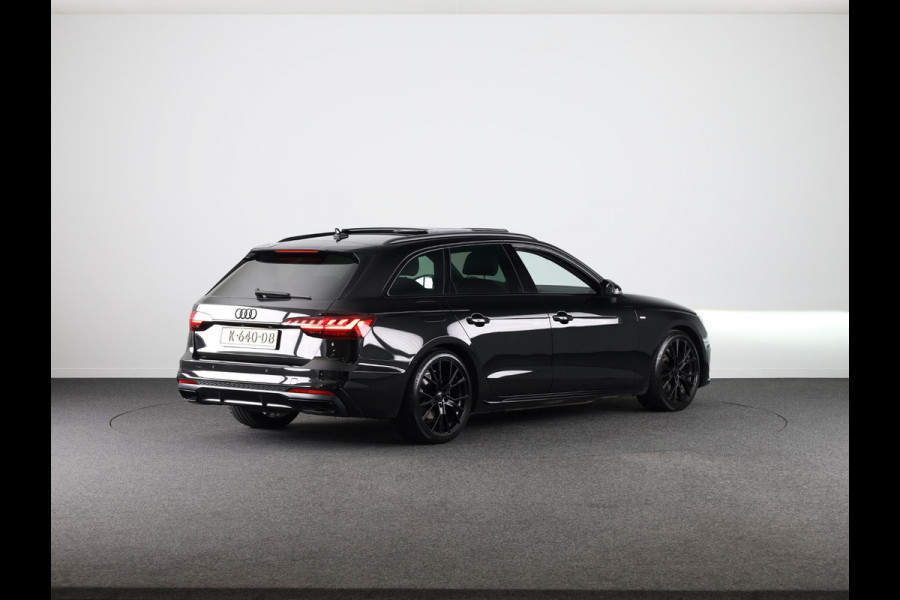 Audi A4 Avant 35 TFSI S edition 150pk S-tronic | Panoramadak | 18 inch Lichtmetalen velgen | Parkeersensoren voor en achter | Optiek paket zwart