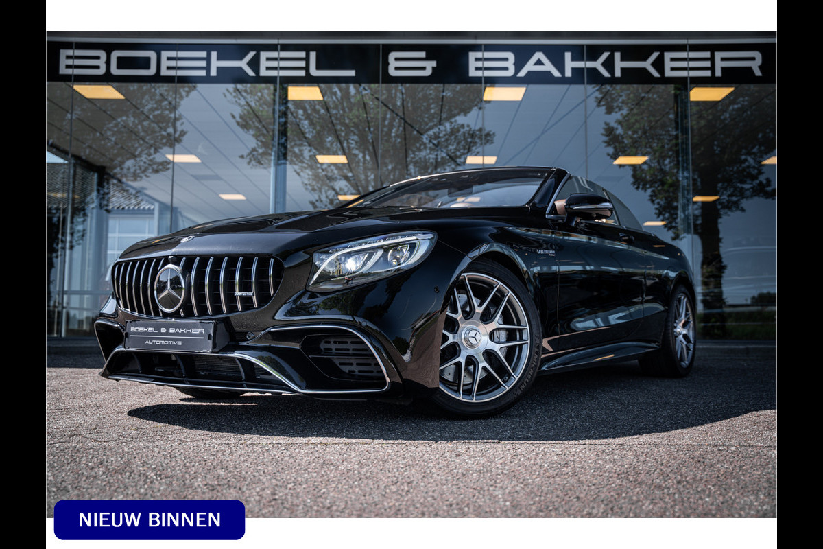 Mercedes-Benz S-Klasse Cabrio AMG 63 4MATIC+ Premium Plus Fabrieksgarantie!! Mercedes-Benz S-Klasse Cabrio AMG 63 4MATIC+ Premium Plus Fabrieksgarantie!!