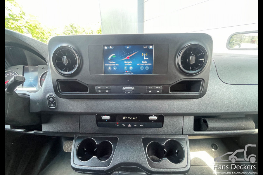 Mercedes-Benz Sprinter L3 H2 Automaat 317 MBUX Fabrieksgarantie 170PK Koelwagen Carrier Xarios 350 Dag & Nachtkoeling BPM Vrij