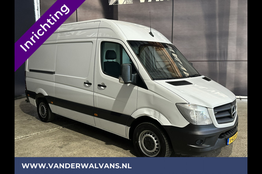 Mercedes-Benz Sprinter 316 CDI 164pk L2H2 inrichting Euro6 Airco | Camera | Cruisecontrol | 2800kg Trekhaak | Parkeersensoren Parkeersensoren