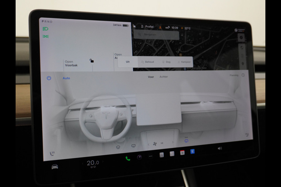 Tesla Model 3 Long Range AWD 75kWh 463PK Trekhaak 19" FSD-Computer 3 Premium Audio 4wd AutoPilot Panoramadak Camera's Leer Adaptive-Cruise-Con Keyless Stoel en achterbank verwarming Electr.Stoelen+Memory+Easy-Entry WiFi 1e Eigenaar Org. Nederlandse Auto Garantie op Accu/Motor tot 29-12-2027/192.000km