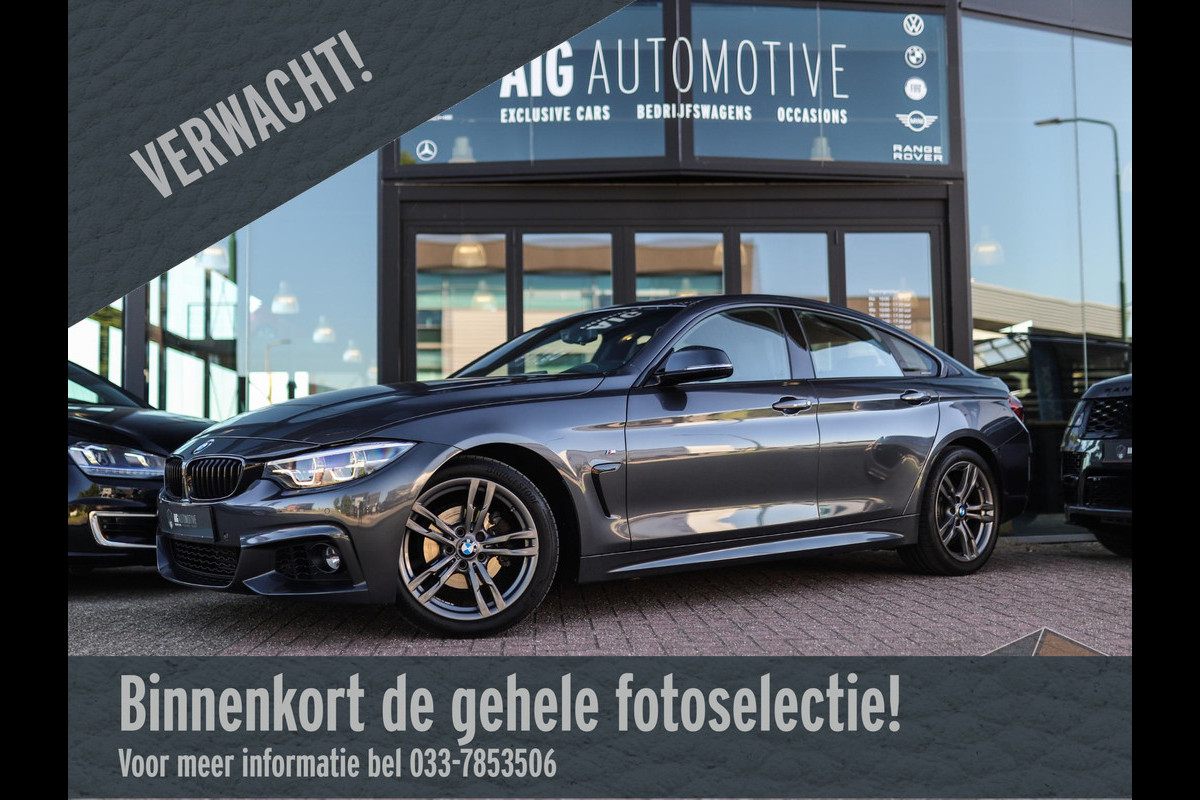 BMW 4 Serie Gran Coupé 418i High Executive Edition | M-Sport | Leder | Stoelverw. | Cruise Control BMW 4 Serie Gran Coupé 418i High Executive Edition | M-Sport | Leder | Stoelverw. | Cruise Control