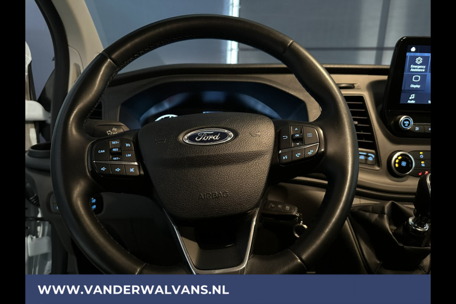 Ford Transit Custom 2.0 TDCI 130 pk L2H1 Euro6 Airco | Stoelverwarming | Multimedia Scherm | 2800kg trekvermogen Cruisecontrol, Parkeersensoren, Bijrijdersbank, verwarmde voorruit