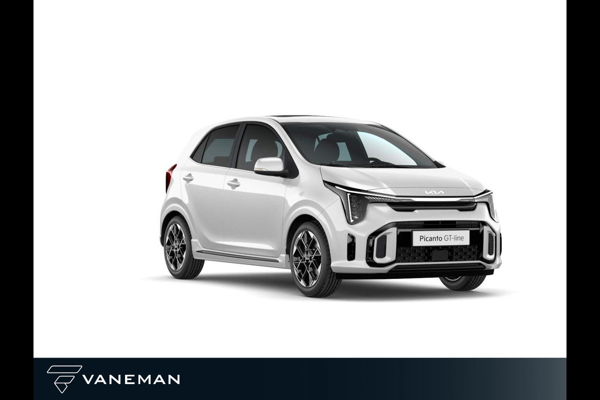 Kia Picanto 1.0 DPI GT-Line | Elektrisch schuif-/kanteldak | Kunstlederen bekleding Kia Picanto 1.0 DPI GT-Line | Elektrisch schuif-/kanteldak | Kunstlederen bekleding