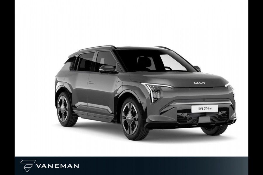 Kia EV3 GT-PlusLine 81.4 kWh | Elektrisch glazen schuif-/kanteldak | Lichtmetalen velgen 5-spaaks 19"