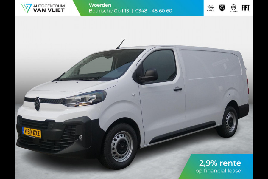 Citroën Jumpy L3 2.0D 145 Pk. | 2,9% rente | Navi incl. Apple Carplay | laadruimtebetimmering | camera | rijklaarprijs