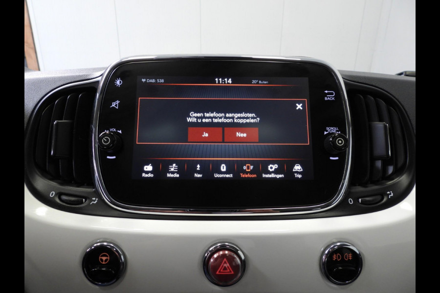 Fiat 500 1.2i Lounge NAVI/PANODAK/CLIMA/PDC/16"LMV!