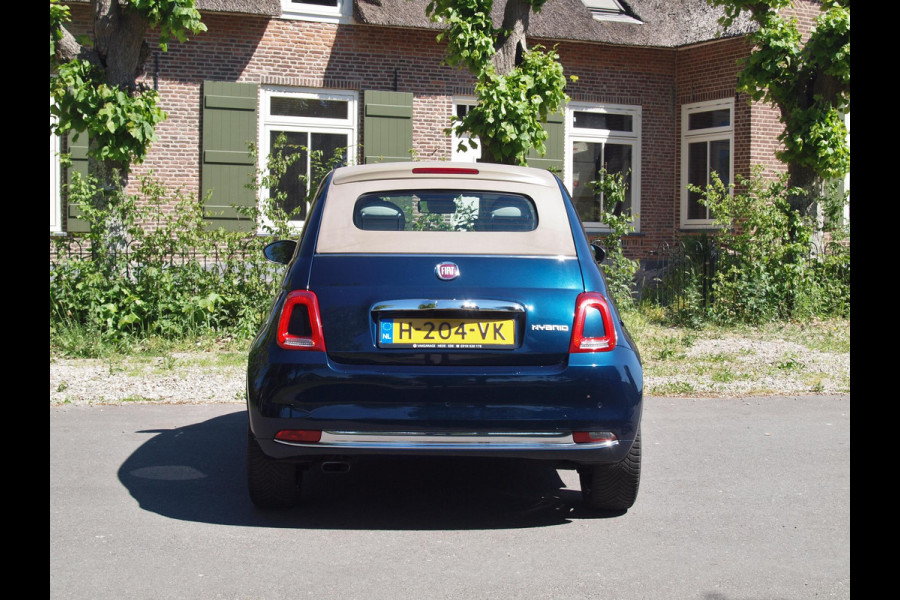 Fiat 500C 1.0 Hybrid Star | Navi | Bluetooth | Leer | Parkeersensoren |