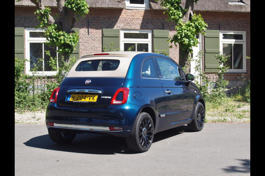 Fiat 500C 1.0 Hybrid Star | Navi | Bluetooth | Leer | Parkeersensoren |