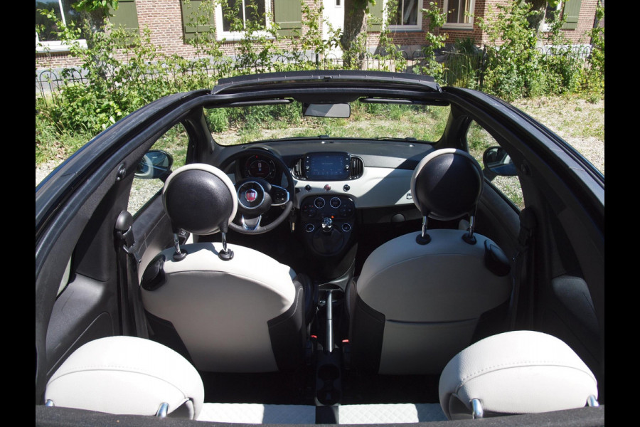 Fiat 500C 1.0 Hybrid Star | Navi | Bluetooth | Leer | Parkeersensoren |