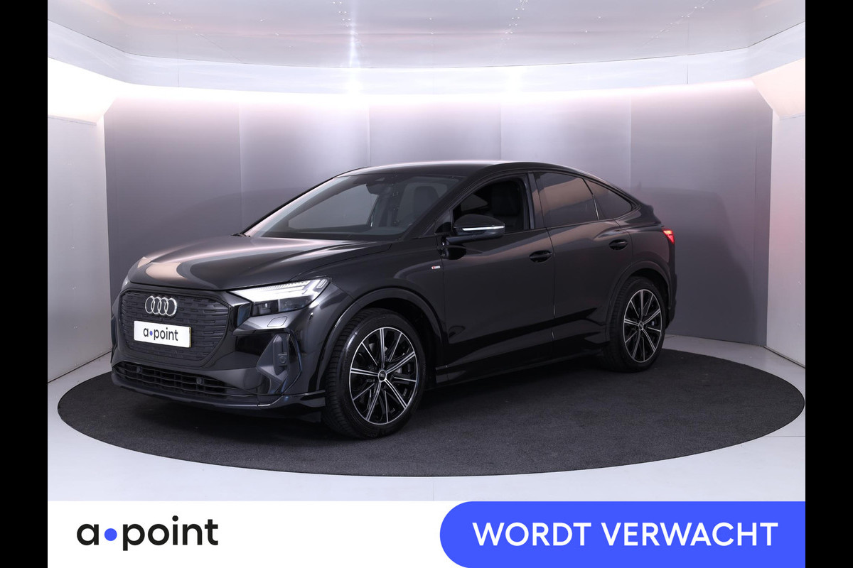 Audi Q4 Sportback e-tron 40 S edition 77 kWh Navi| Camera| 20'LM-velgen| LED-matrix koplampen Audi Q4 Sportback e-tron 40 S edition 77 kWh Navi| Camera| 20'LM-velgen| LED-matrix koplampen