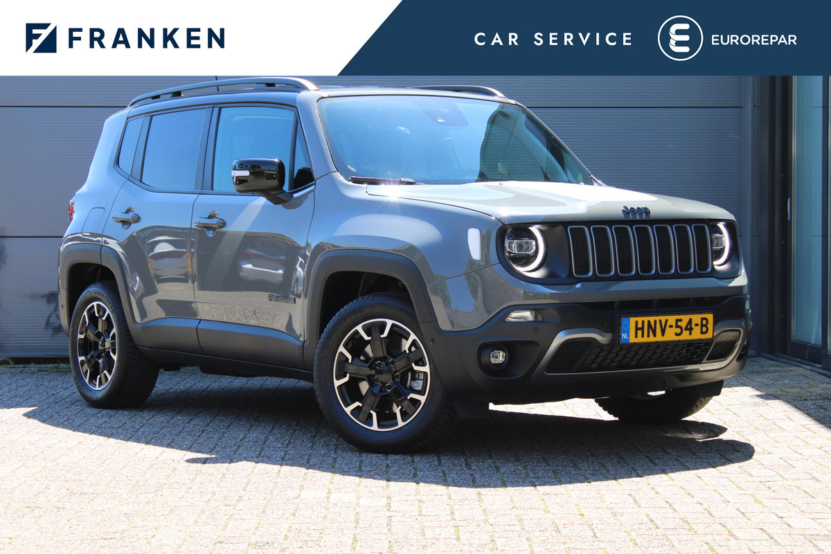 Jeep Renegade 4xe 240 Plug-in Hybrid Electric Upland | Winter pack | Led | Camera | Parkeer assistent Jeep Renegade 4xe 240 Plug-in Hybrid Electric Upland | Winter pack | Led | Camera | Parkeer assistent