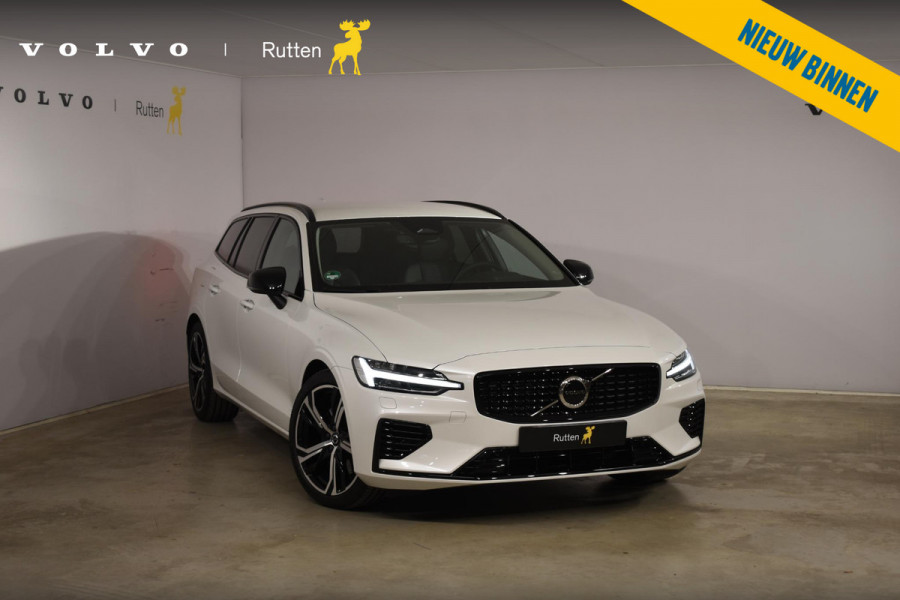 Volvo V60 T6 350PK Automaat AWD Plus Dark / Adaptieve Cruisecontrol / Parkeersensoren / Stoelverwarming / Stuurverwarming / Lighting / Elektrische Stoelen /
