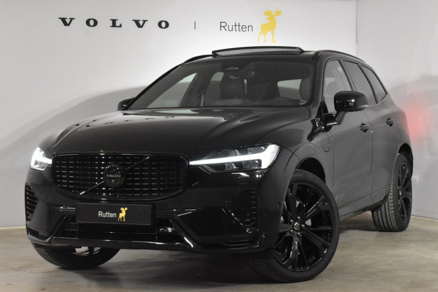 Volvo XC60 T6 350PK AWD Plus Black Edition / Adaptieve cruise control / Harman Kardon / BLIS / Panoramadak / Apple carplay / Parkeersensoren met 360 camera / Elektrische achterklep / Elektrische stoelen met geheugen / Stoel en stuurwielverwarming / 21” velgen / Trekhaak /